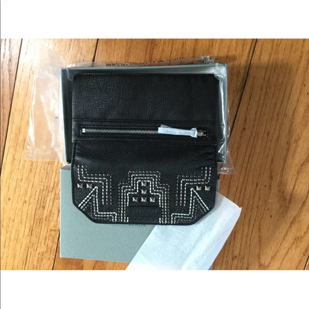 NWT Liebeskind Berlin Studded Leather Wallet - Picture 6 of 7